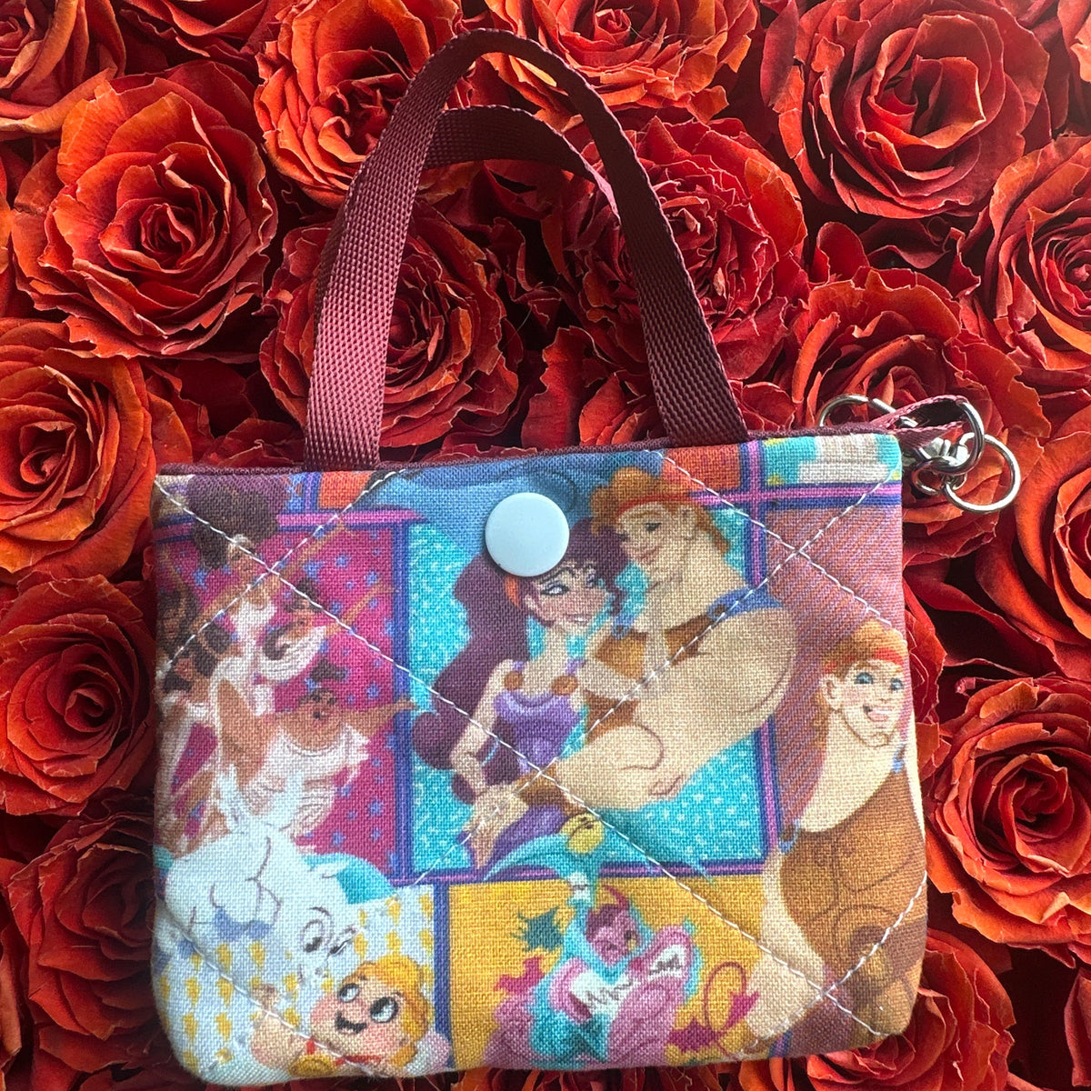 Mini tote keychain