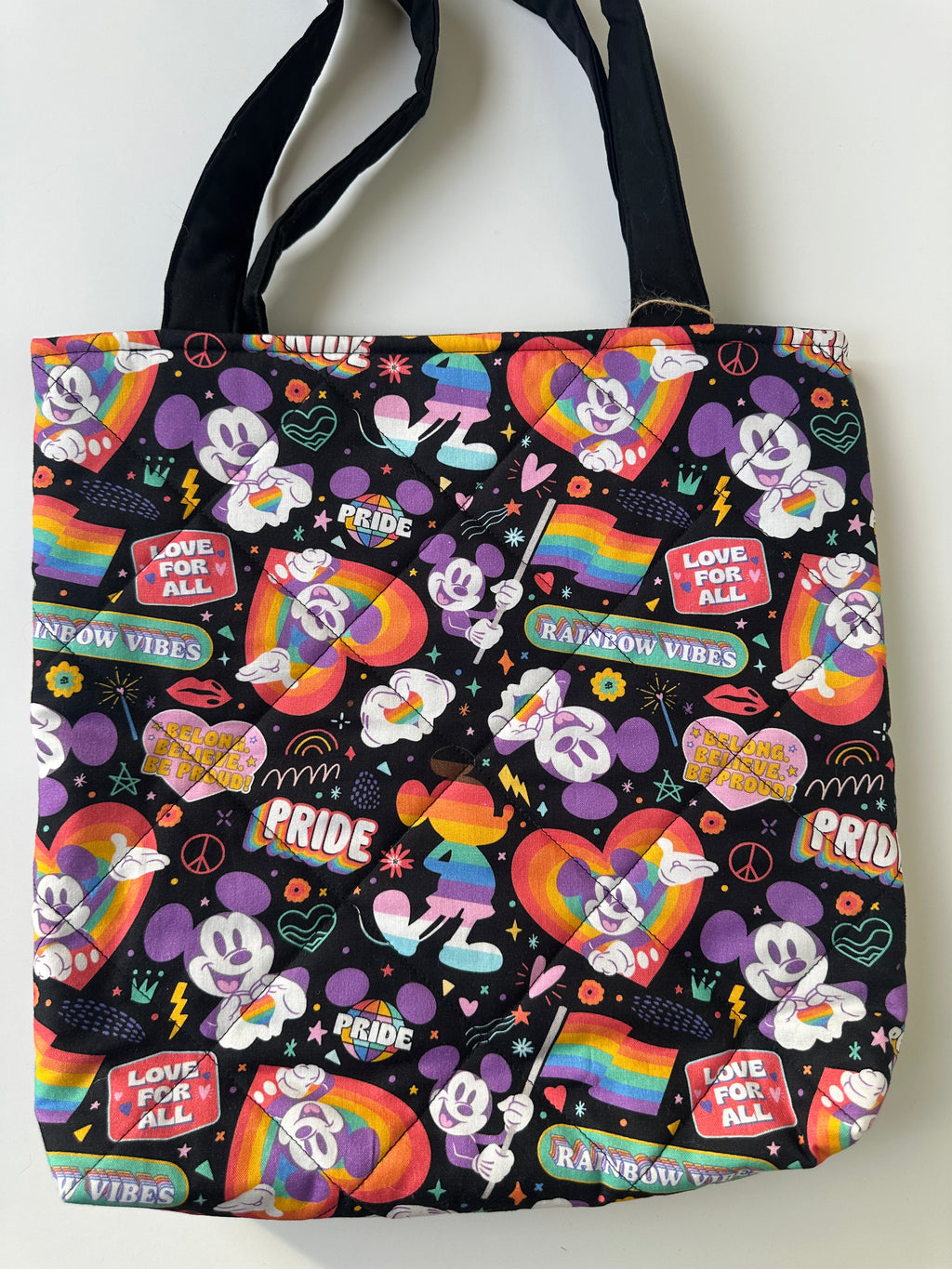 Quilted tote bag