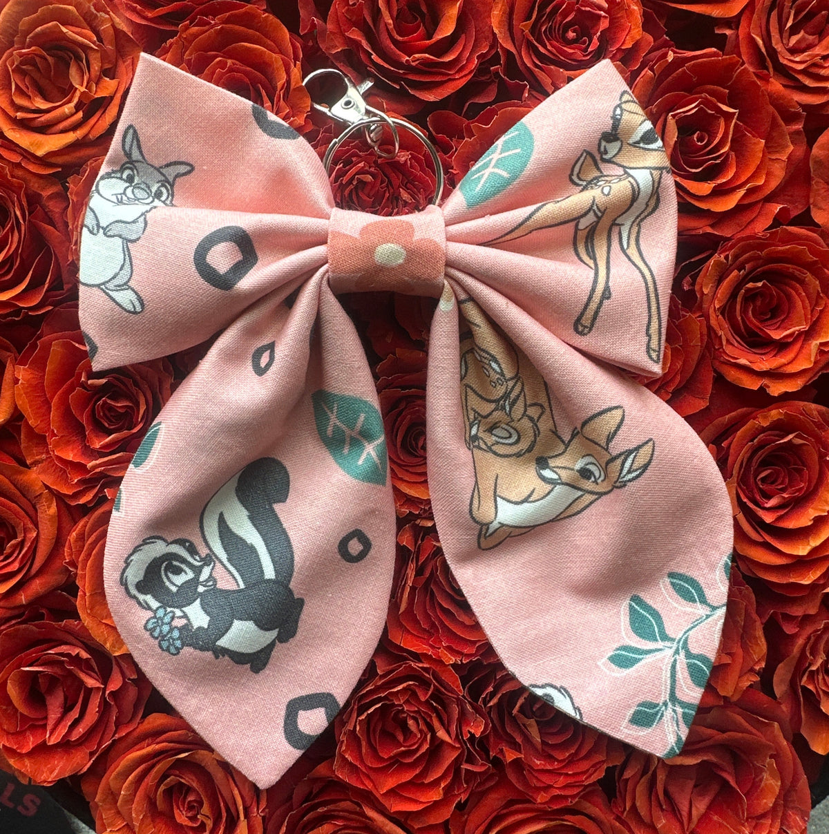 XL bow bag charm