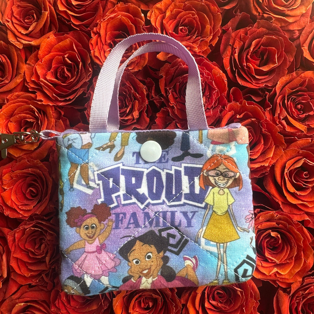 Mini tote keychain