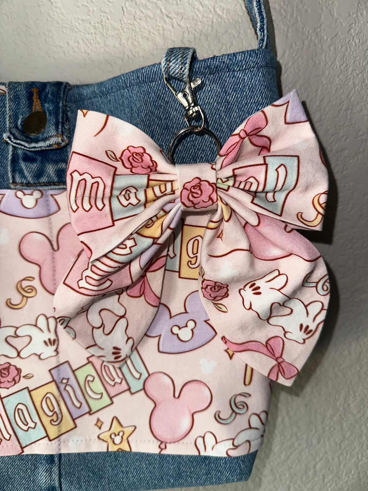 Upcycled denim purse