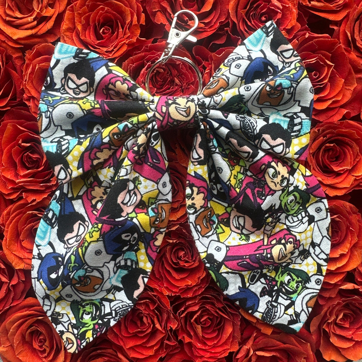 XL bow bag charm